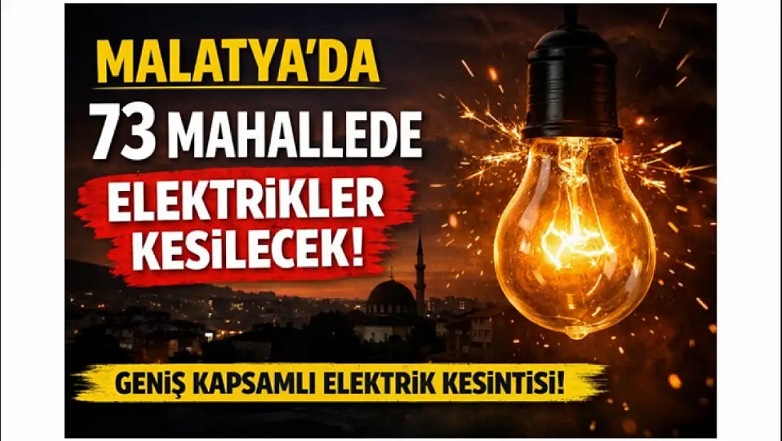 73 Mahallede Elektrikler Kesilecek