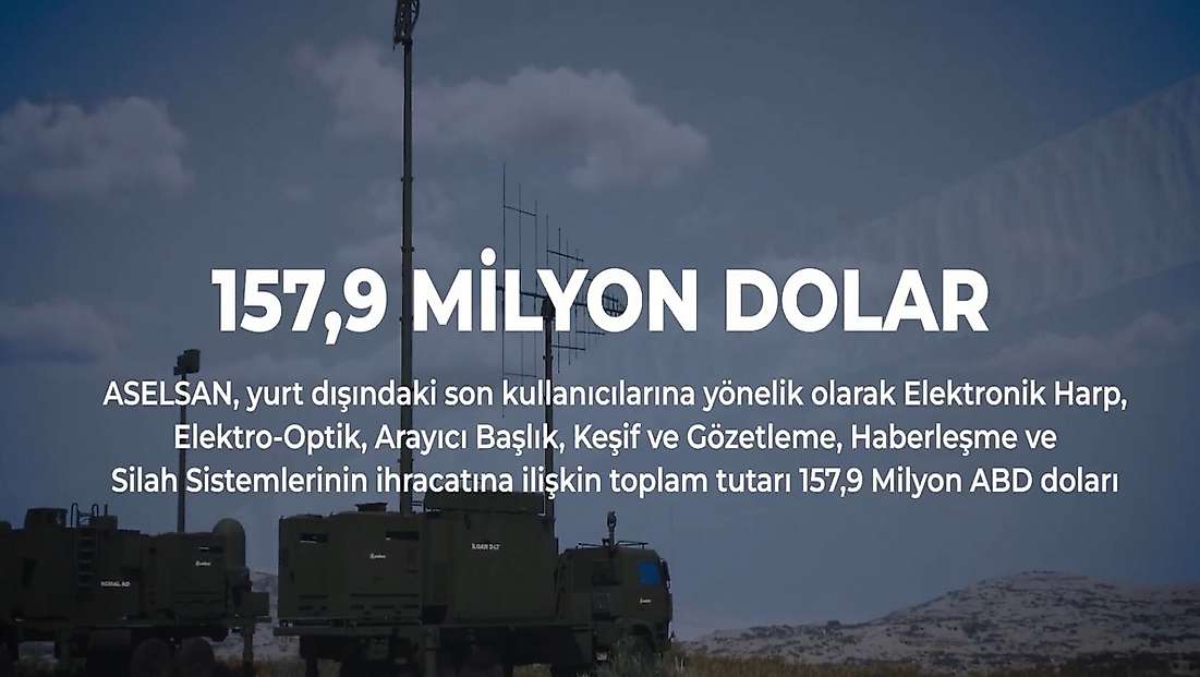 ASELSAN’dan 157,9 milyon dolarlık ihracat sözleşmesi