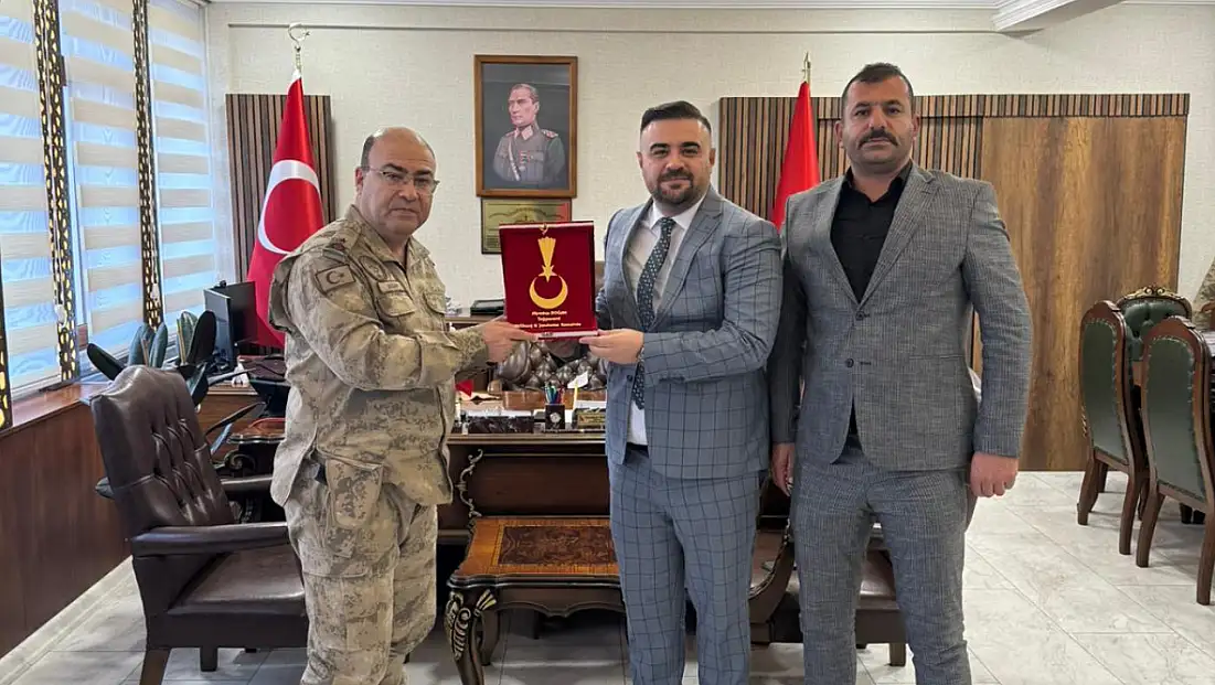 Elazığ İl Jandarma Komutanı Tuggeneral Alparslan Doğan’a Ziyaret