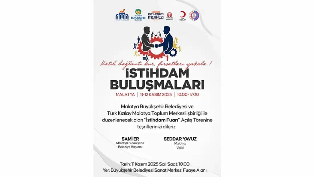 Malatya’da İş Gücünü Harekete Geçirecek Fuar Başlıyor