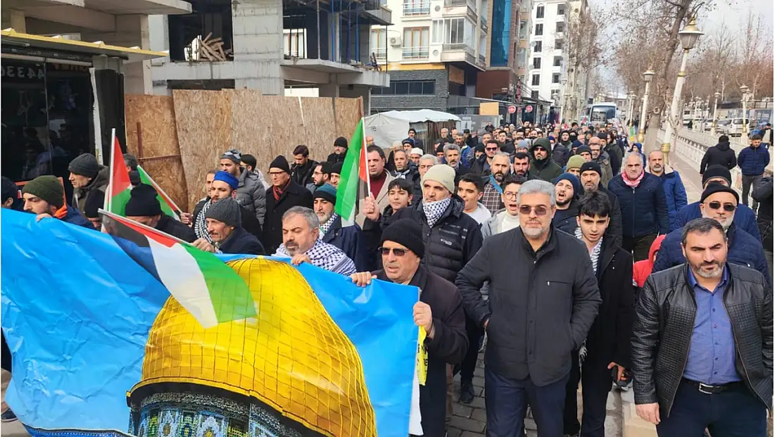 Malatya’da Kudüs ve Filistin İçin Tek Yürek