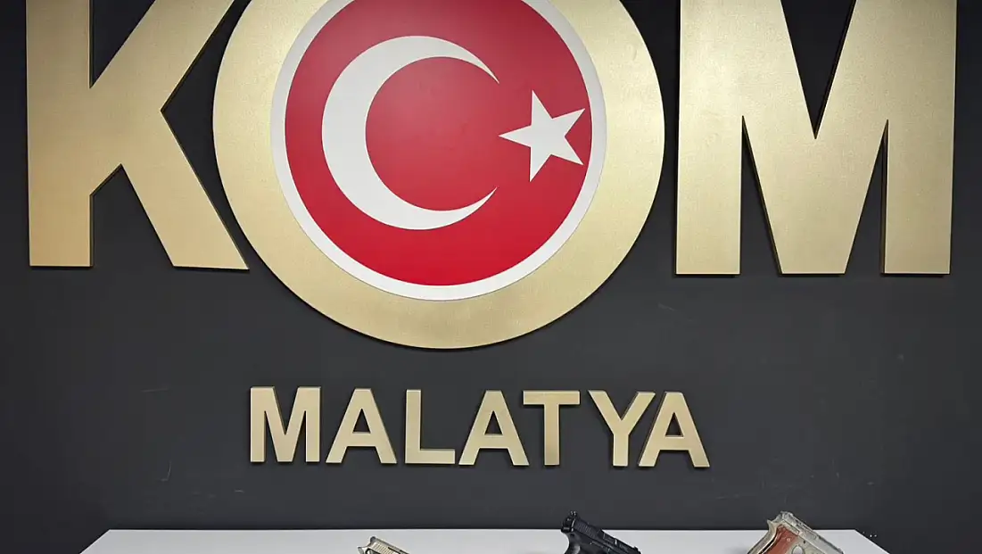Malatya’da Ruhsatsız Silah Operasyonu: 3 Tabanca Ele Geçirildi