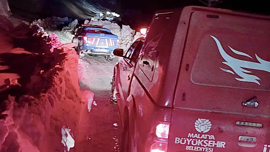 Pütürge’de Çığ Tehlikesi: Büyükşehir Ekipleri Son Anda Kurtarıldı