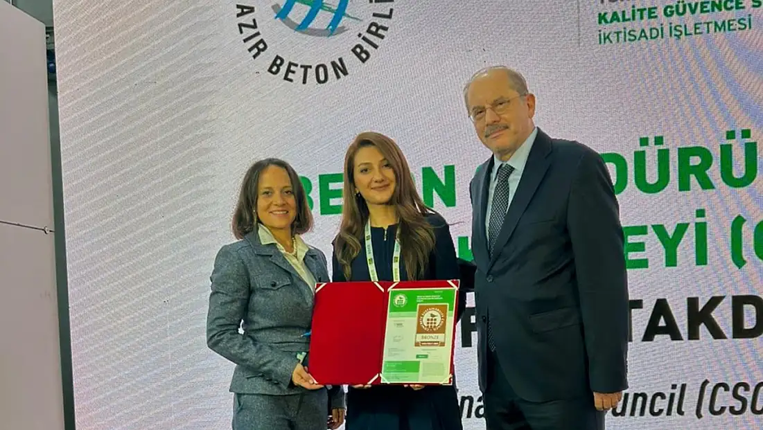 Seza Çimento’ya CSC’den ‘Kaynakların Sorumlu Kullanımı’ Belgesi