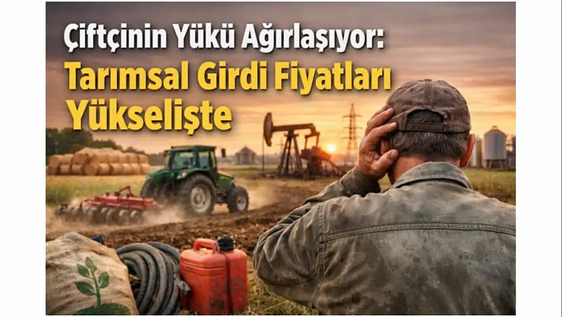 Tarımda Girdi Maliyeti Tırmanıyor: Tarım-GFE Yıllık %34,24 Arttı