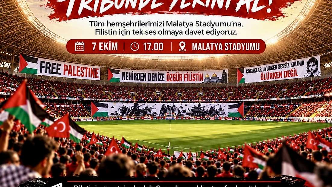 Yeşilyurtspor- Siirt Spor Maçında Gazze'ye Destek Mesajı Verilecek
