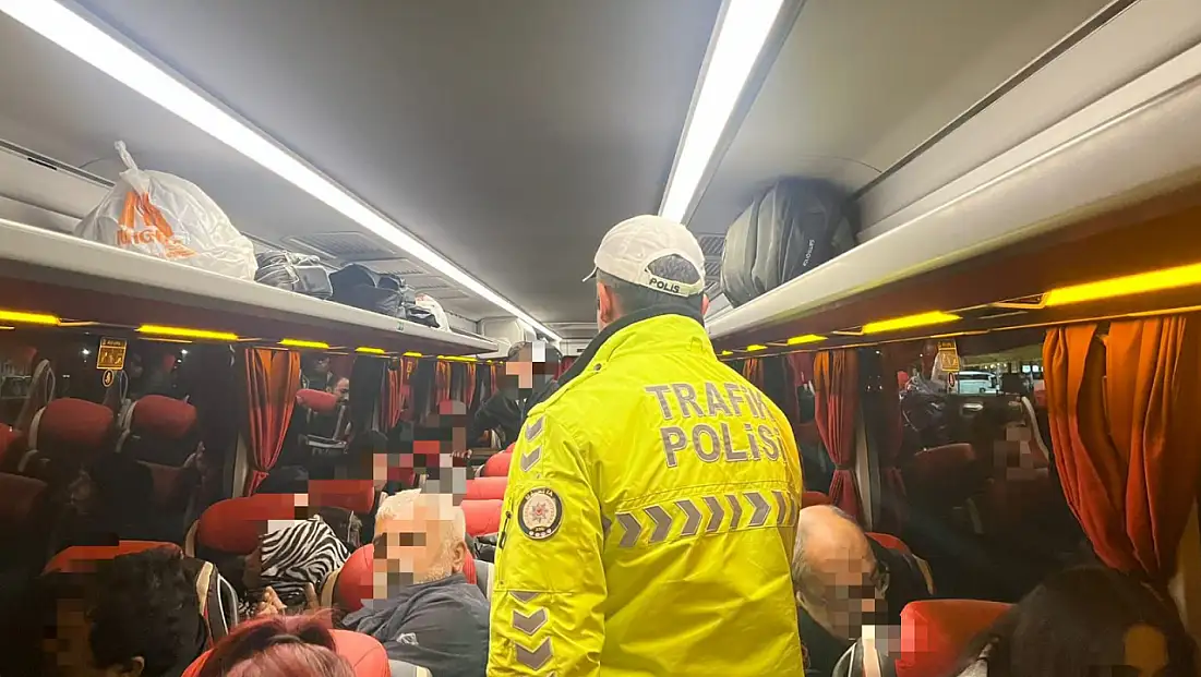 Yolcu Güvenliği İçin Otobüslerde Kapsamlı Trafik Denetimi