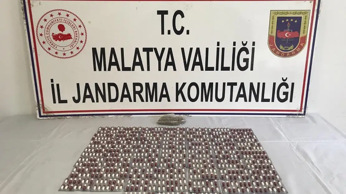 1008 Adet Uyuşturucu Hap ele geçirildi