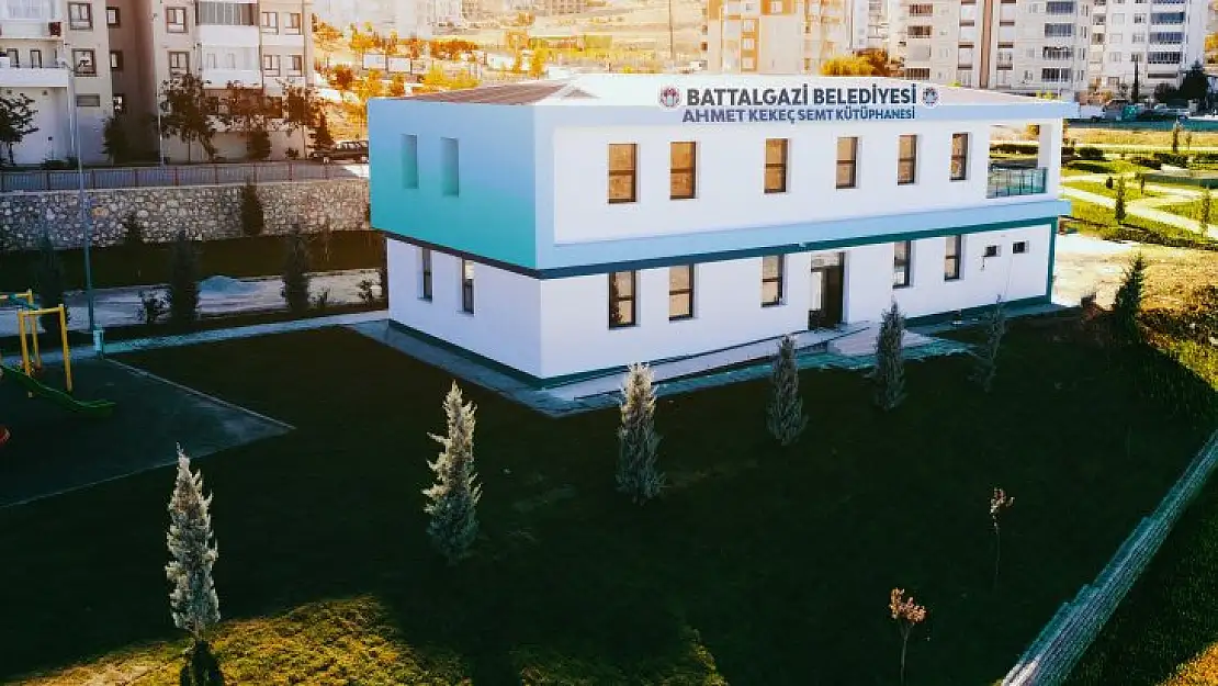 2 katlı modern Semt Kütüphanesi Cumartesi Açılıyor