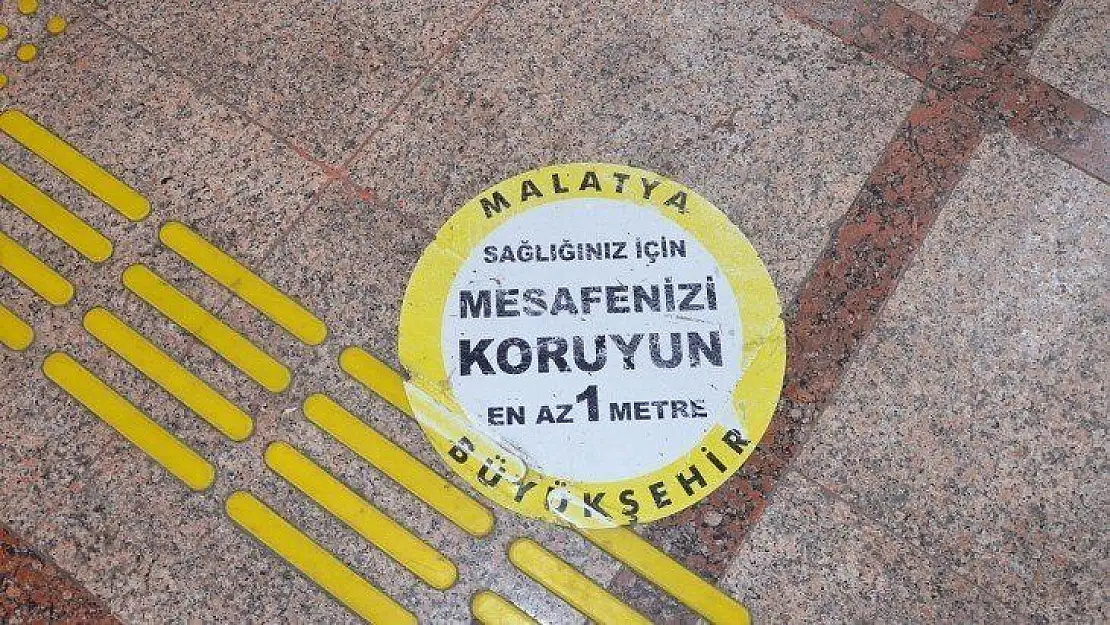 3 Bin Noktaya Fiziki Mesafe Uyarısı