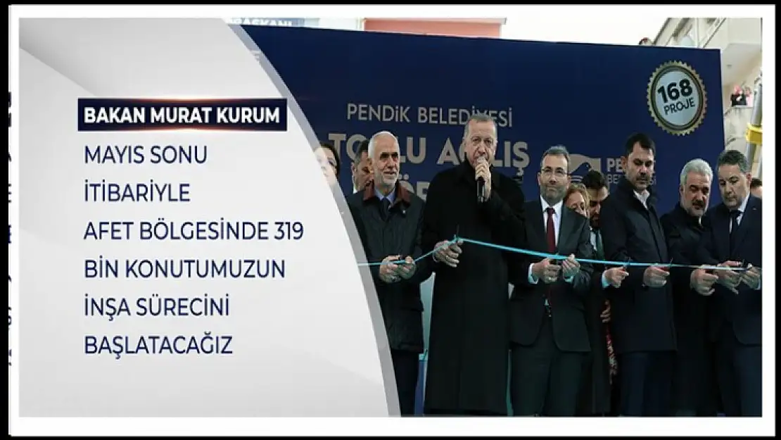 319 Bin konutun inşası başlıyor.