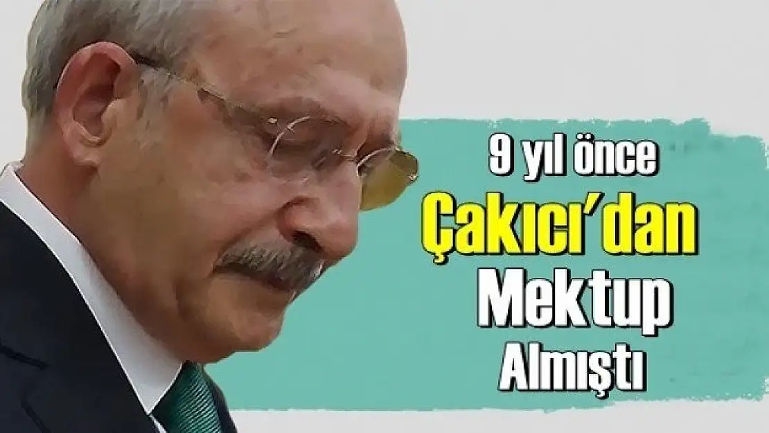 9 Yıl Öncedende Çakıcı'dan  Mektup almış