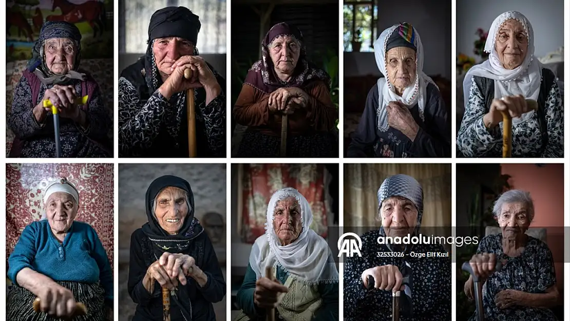 AA ekibi, Cumhuriyet'in asırlık tanığı 10 kadını fotoğrafladı