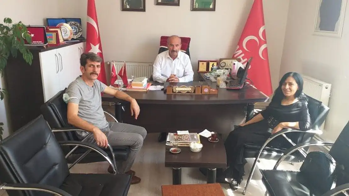 ABYB'den MHP Yeşilyurt İlçe Başkanlığına Nezaket Ziyareti