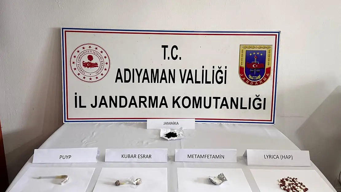 Adıyaman'da uyuşturucu operasyonuna 5 gözaltı