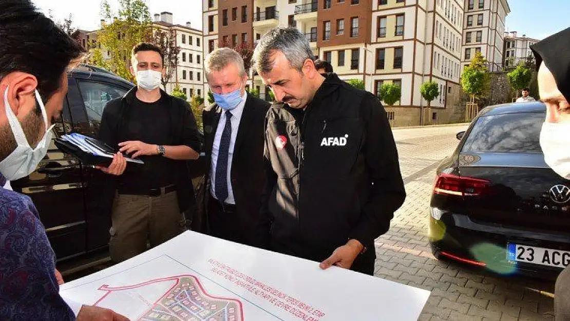 AFAD Başkanı Yunus Sezer Malatya'da İncelemelerde Bulundu