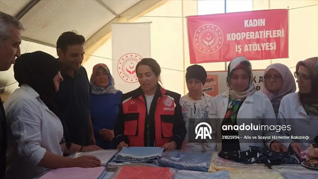 Aile ve Sosyal Hizmetler Bakan Yardımcısı Madak, Malatya'da depremzedeleri ziyaret etti