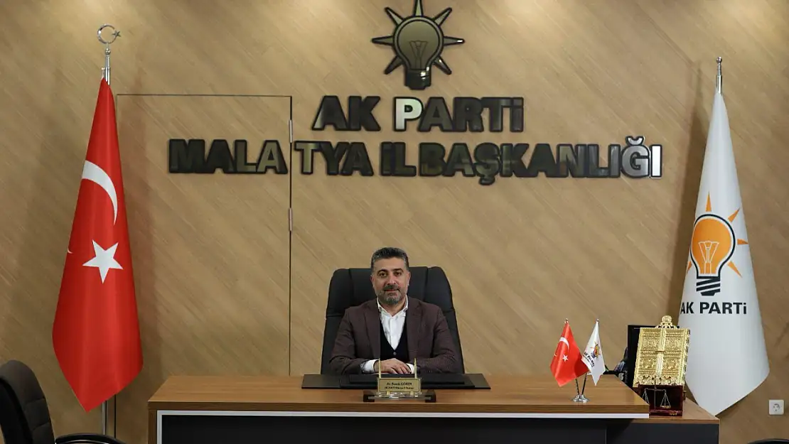 AK Parti Malatya İl Başkanı Namık Gören'in Ramazan Bayramı tebrik mesajı