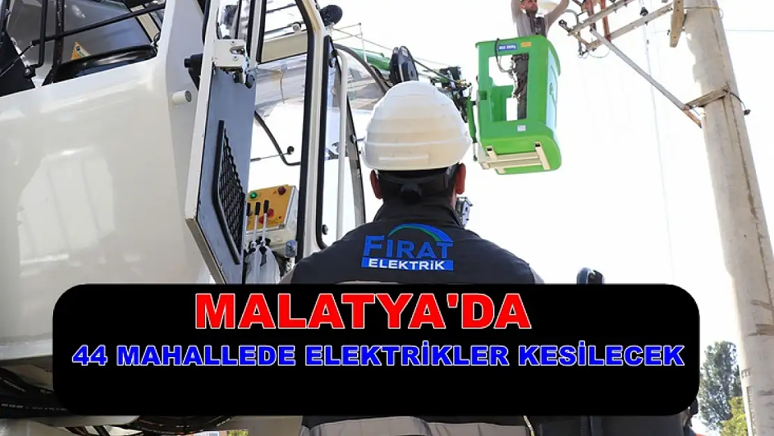Akçadağ ve Pütürge'de Bugün Planlı Elektrik Kesintisi