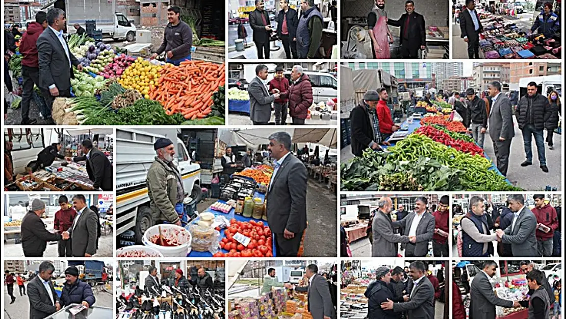 Ali Karakuş Pazar Esnafını Gezdi