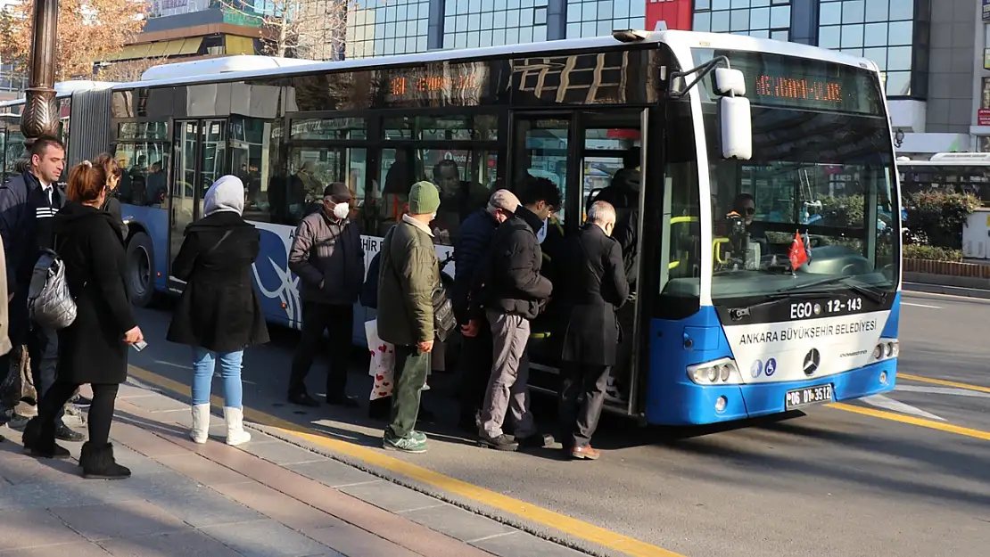 Ankara'da toplu ulaşıma zam