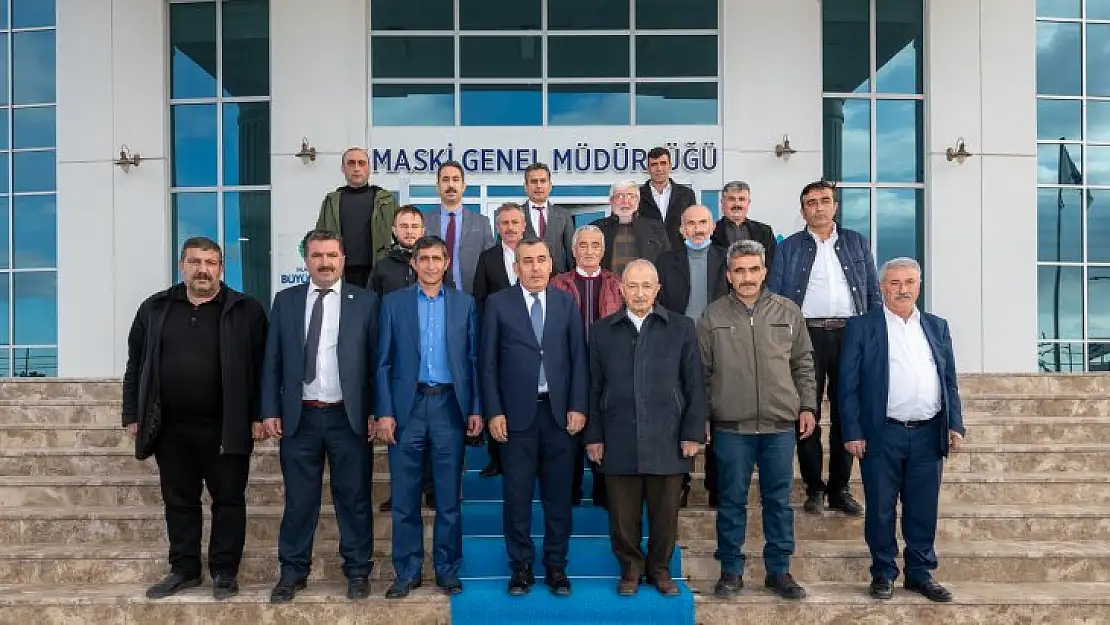 Arapgir Mahalle Muhtarları MASKİ'yi ziyaret etti