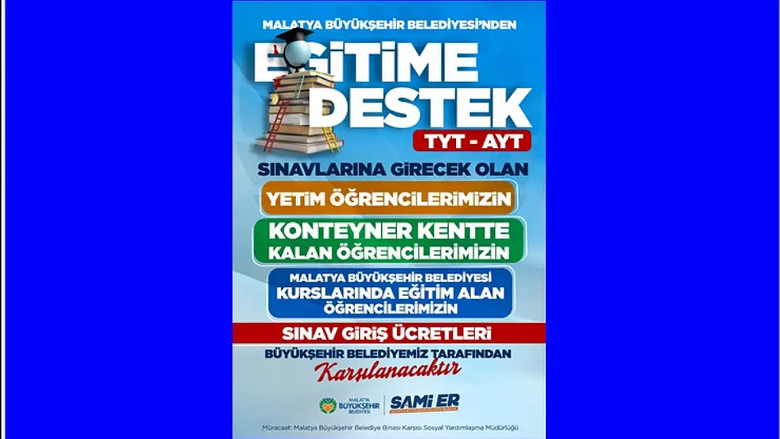 AYT Ve TYT Sınav Ücretleri Büyükşehir Belediyesi'nden