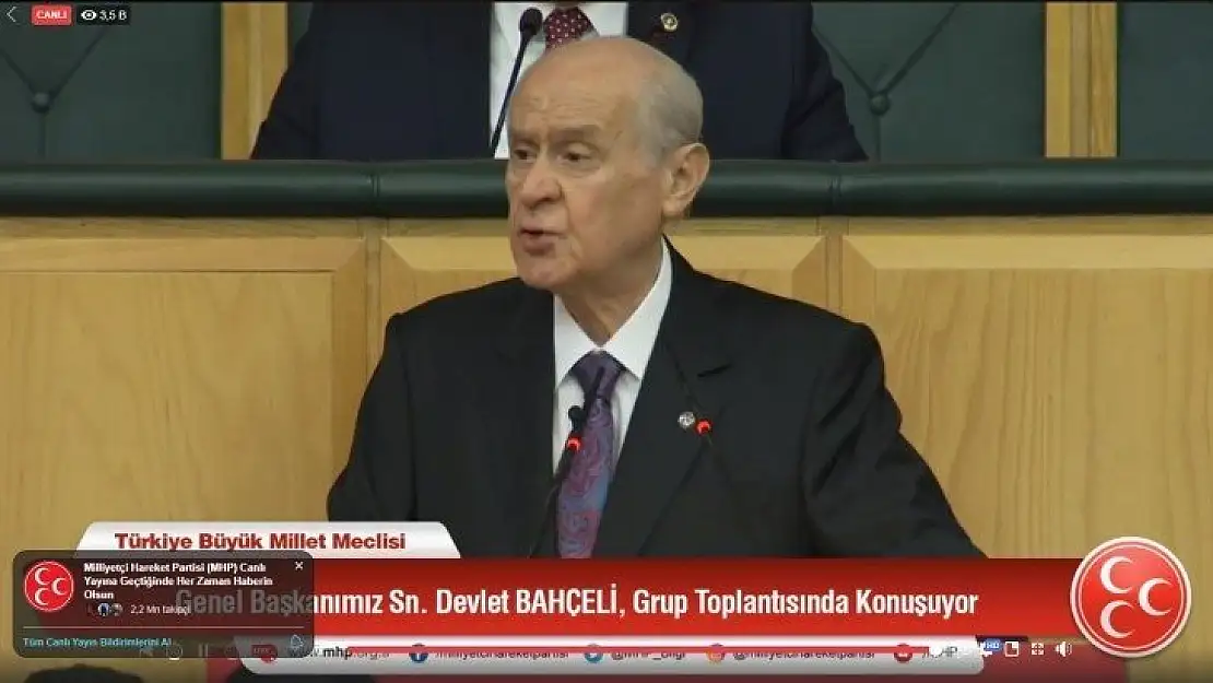 Bahçeli: Vatan evlatlarının kolunu bükecek güç ve kudret yoktur.