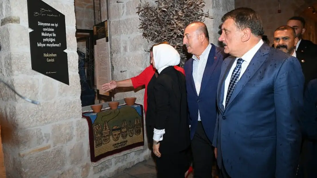 Bakan Çavuşoğlu, Kent Müzesi ve Arslantepe Höyüğü'nü Gezdi