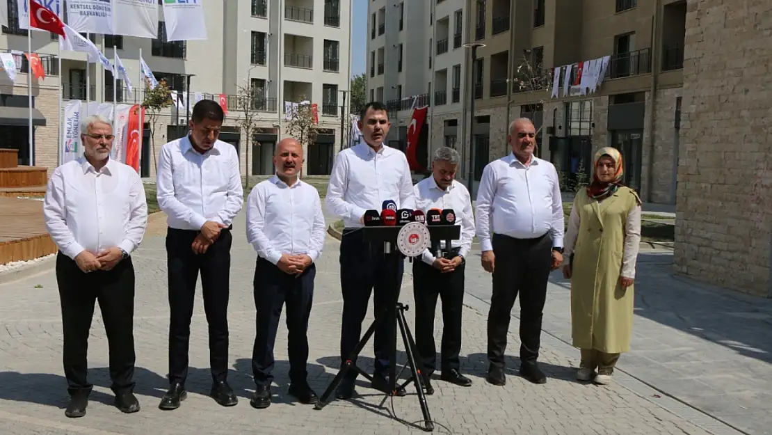 Bakan Kurum'dan Adıyamanlılara müjde: 'Kiracılara sosyal konut projesi'