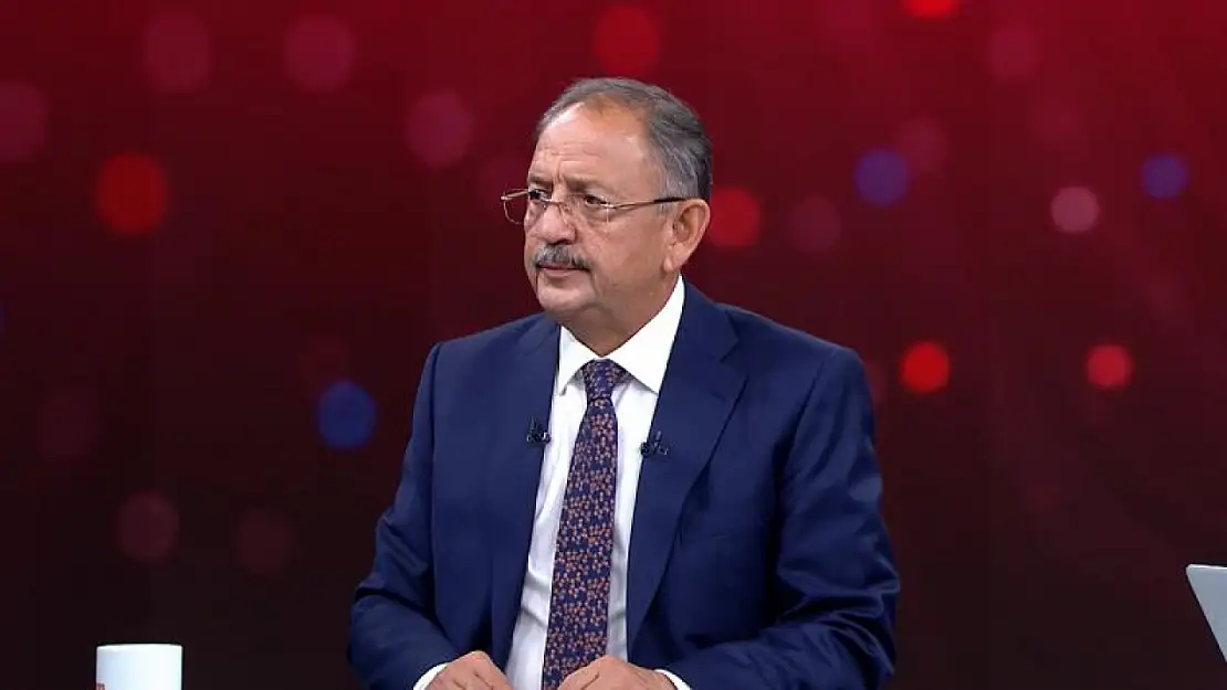 Bakan Özhaseki, TRT Haber canlı yayınında konuştu: