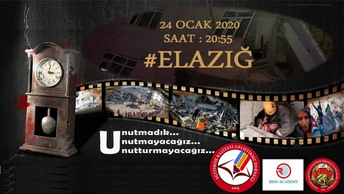 Başkan AKGÜN'den '24 Ocak Elazığ Depremi' Basın Açıklaması,