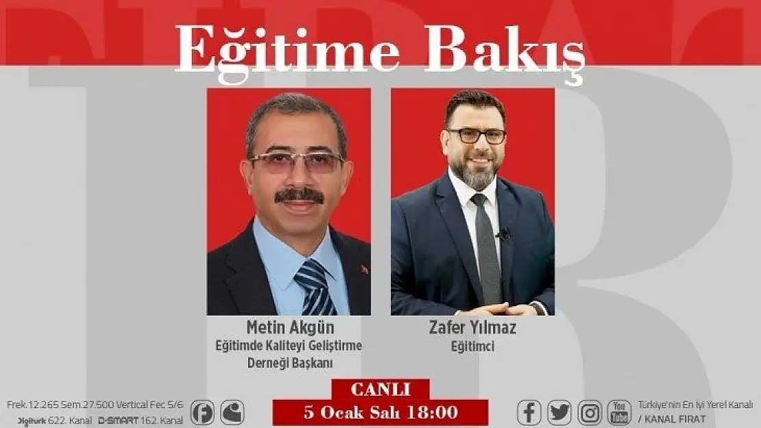 Başkan Akgün, 'Eğitime Bakış' Programında Canlı Yayın Konuğu.