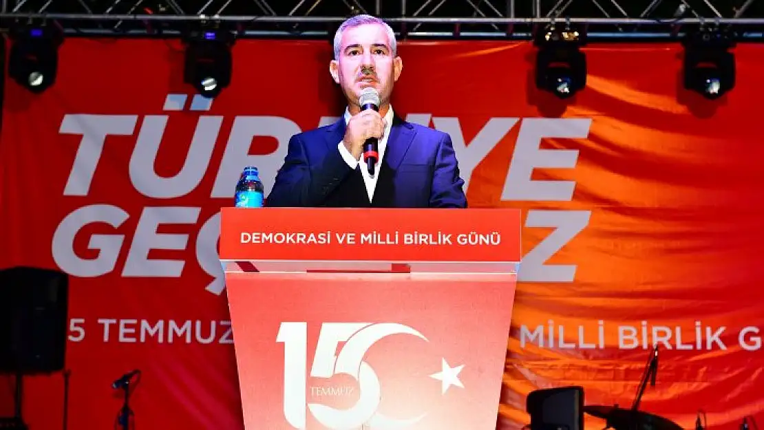 Başkan Çınar'dan 15 Temmuz Demokrasi Ve Milli Birlik Günü Mesajı