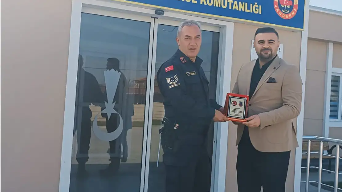 Başkan Doğan'dan Dilek Jandarma Karakol Komutanlığına Ziyaret