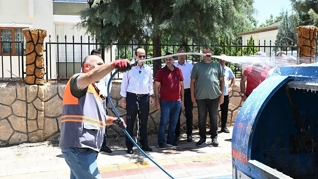 Başkan Geçit, Kurban Bayramı Sonrasındaki Temizlik Çalışmalarını İnceledi