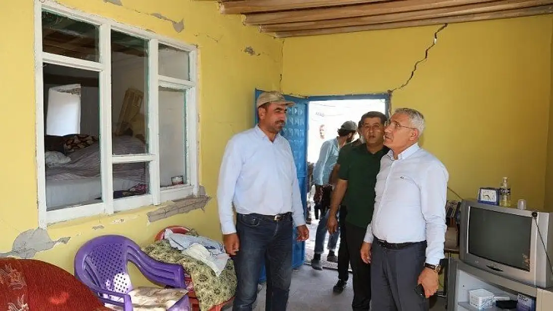 Başkan Güder Deprem Bölgesinde