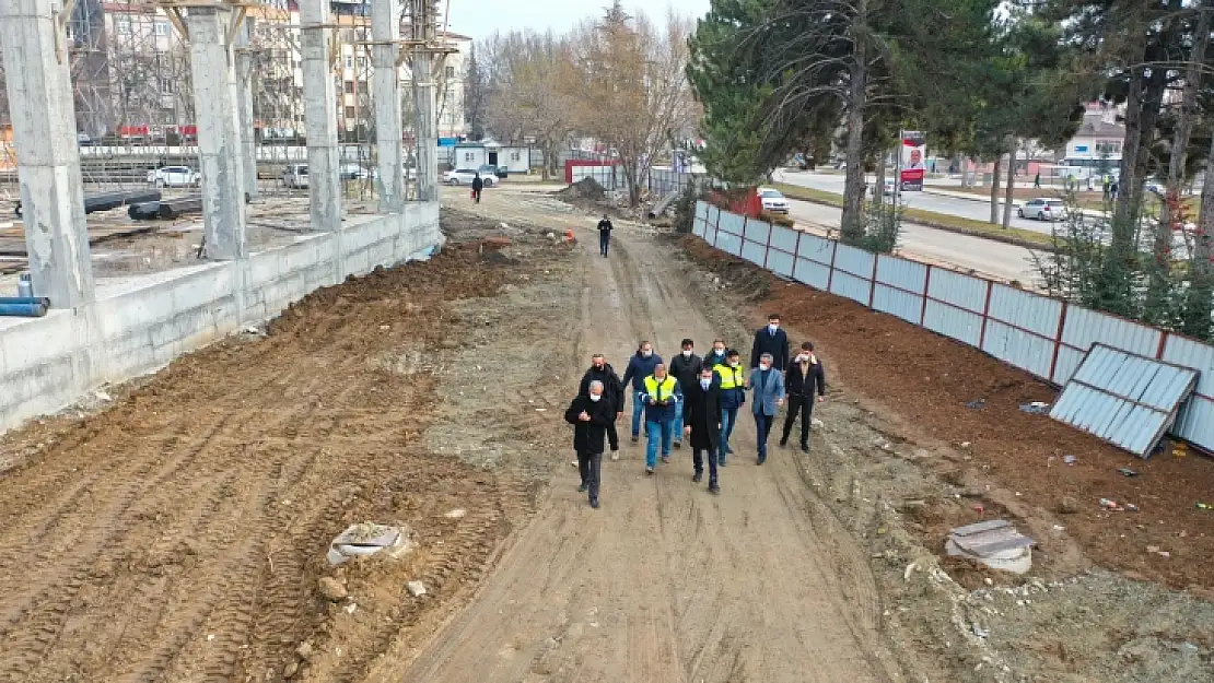 Başkan Şerifoğulları Vizyon projelerini yerinde inceledi