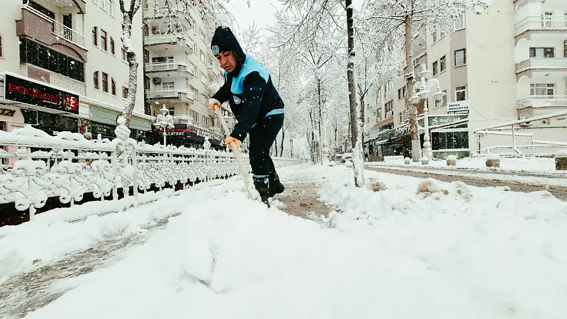 Battalgazi'de Kar Alarmı