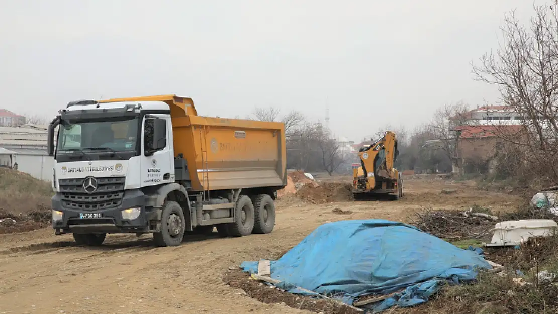 Battalgazi'de Yeni İmar Yolu Açma Çalışmaları Sürüyor