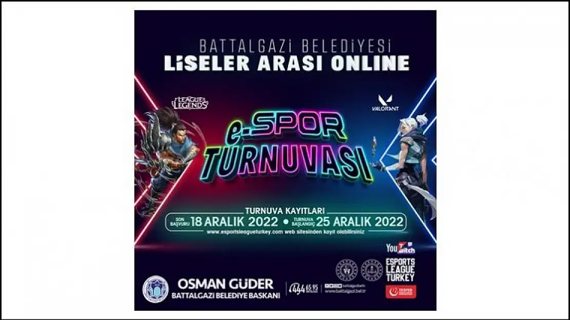 Battalgazi'deki Ödüllü E-Spor Turnuvası'nda Başvurular Uzatıldı