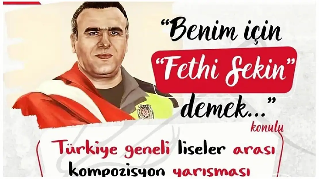 'Benim için Fethi Sekin demek' temalı kompozisyon yarışması sonuçlandı