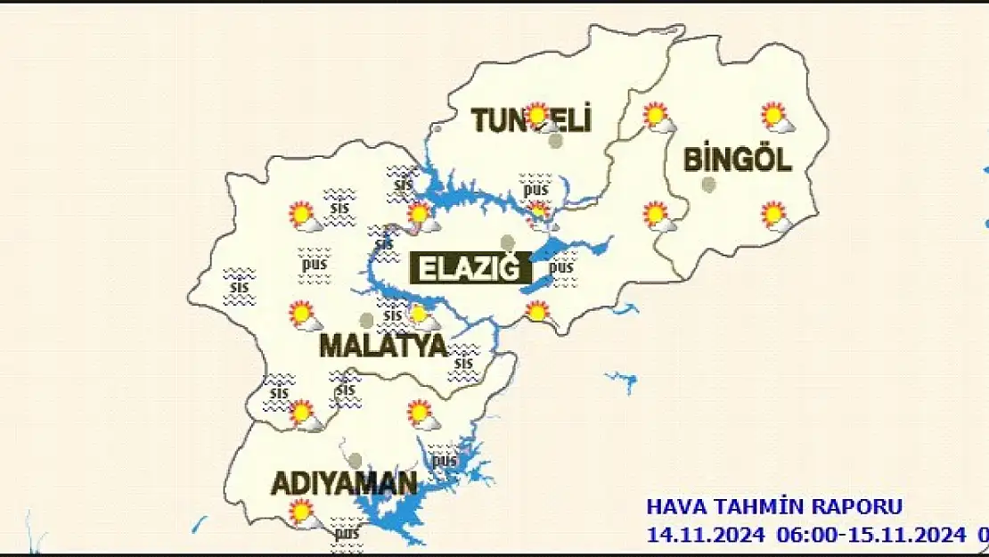 Bölgede Hava sıcaklıkları mevsim normalleri civarında seyredecek.