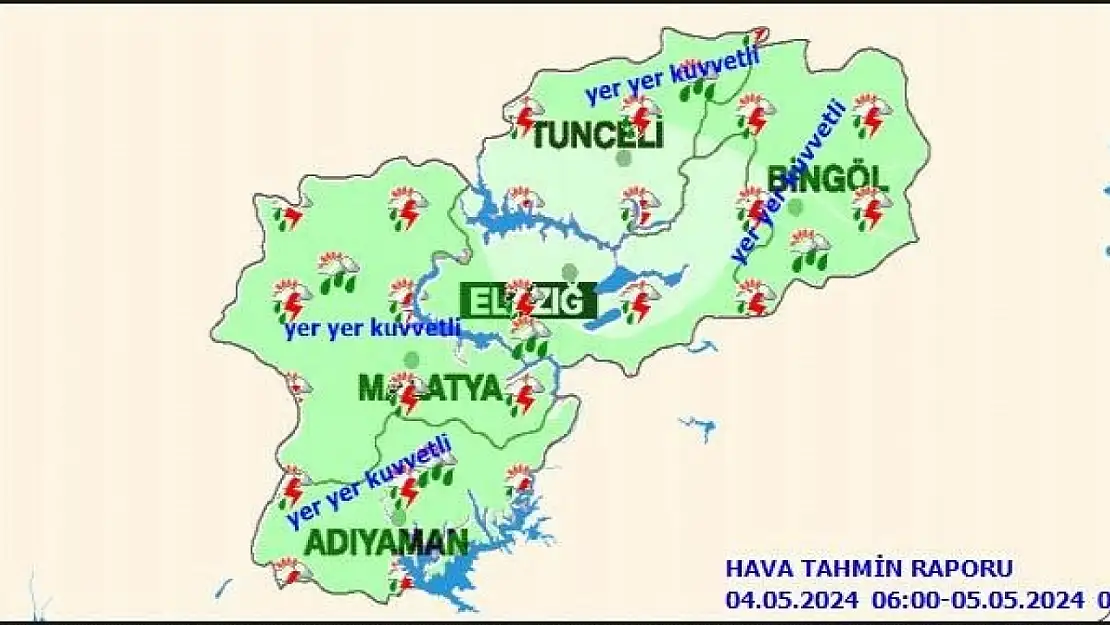 Bölgede Sağanak ve Gök Gürültülü Sağanak Yağış Devam Edecek