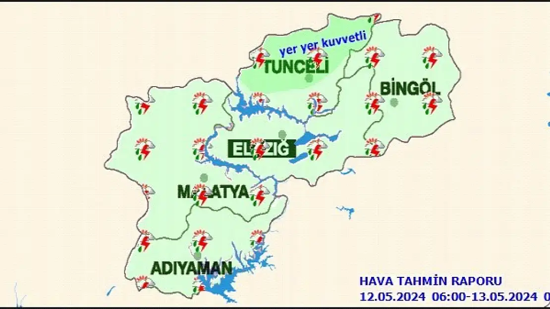 Bölgede Sağanak ve Gök Gürültülü Sağanak Yağış Devam Edecek