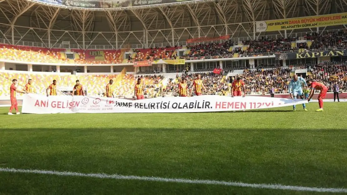 BTC Türk Yeni Malatyaspor, Maça İnme Günü Pankartıyla Çıktı