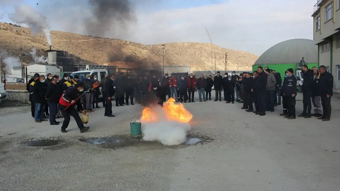 Büyükşehir Belediyesi Personellerine Yangın ve Kurtarma Eğitimi