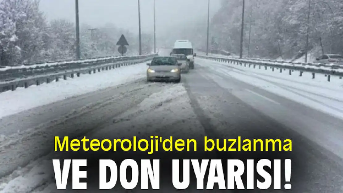 Buzlanma ve Don Uyarısı