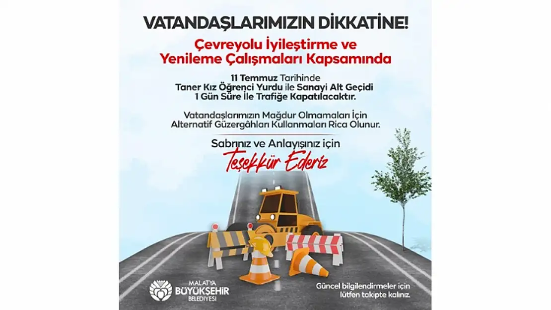 Çevreyolunda 3. Etap Çalışmaları Başlıyor