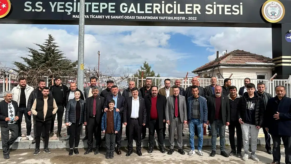 CHP Heyeti Yeşiltepe Galericiler Sitesini Ziyaret Etti